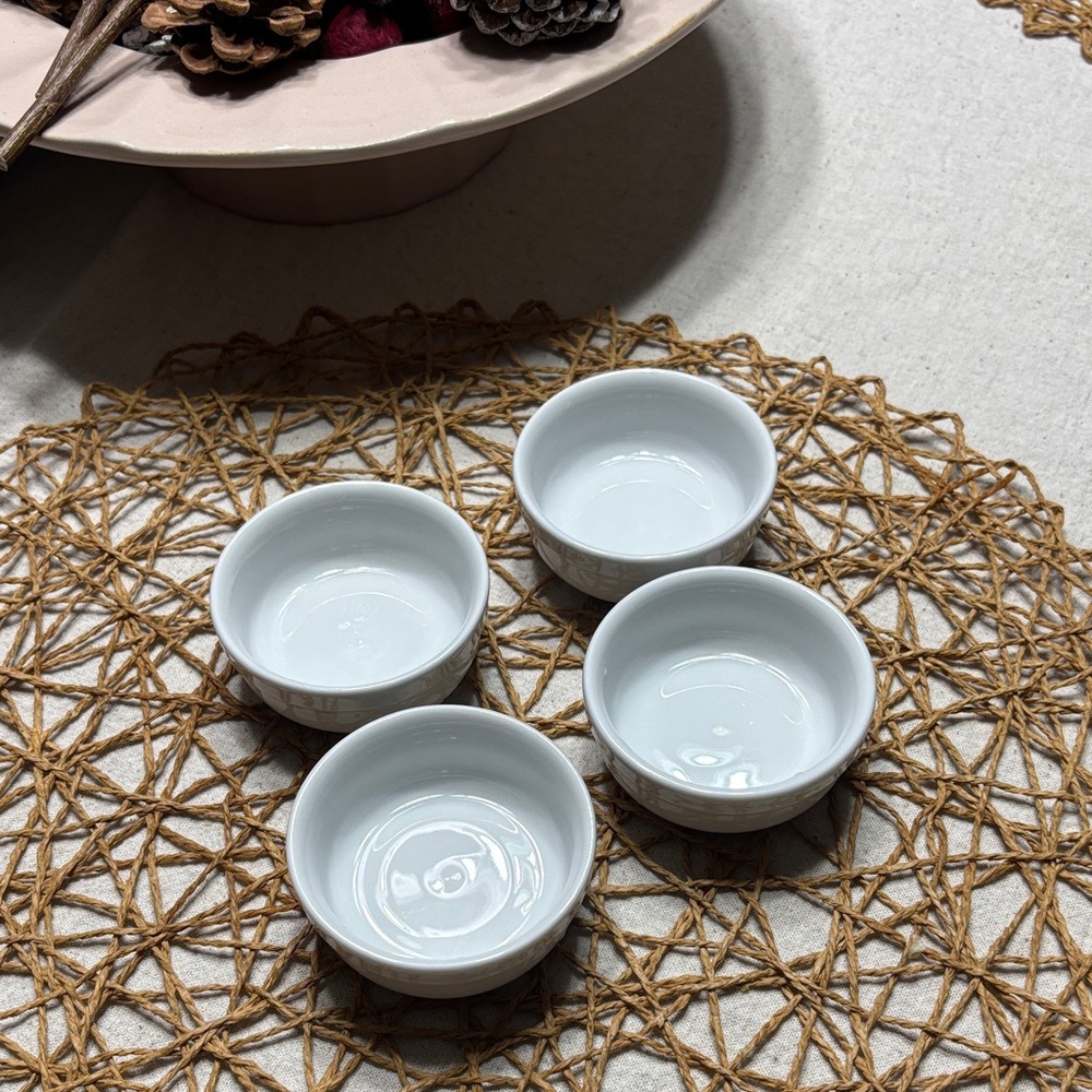 pillivuyt porcelain mini dishes